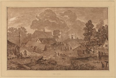 Falu tóval alkotó: Cornelis Ploos van Amstel