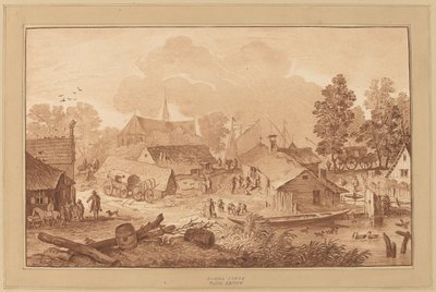 Falu tóval alkotó: Cornelis Ploos van Amstel