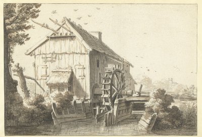 vízimalom alkotó: Cornelis Saftleven (attributed to)