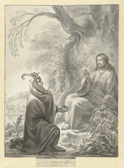 Krisztus megkísértése alkotó: Cornelis Saftleven