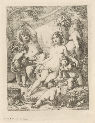 Bacchus, Vénusz és Ceres. alkotó: Cornelis Schut (I)
