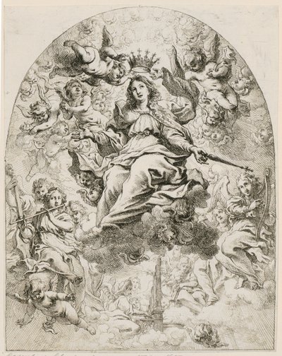 Mária megkoronázása alkotó: Cornelis Schut