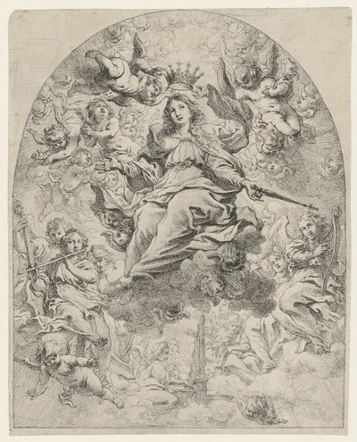 Szűz Mária megkoronázása alkotó: Cornelis Schut