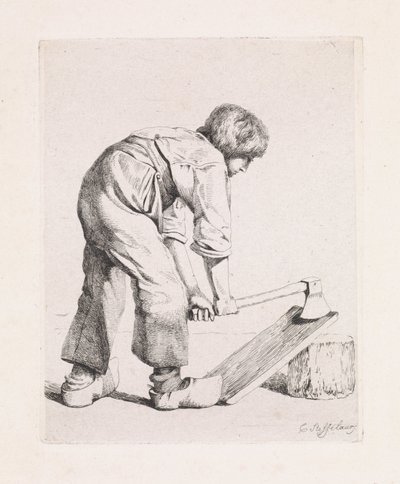 a rönkhasító Negyedik lakosztály (sorozat címe) alkotó: Cornelis Steffelaar