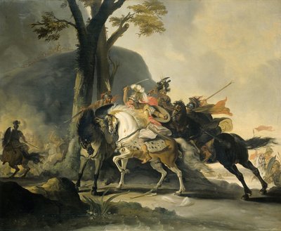 Nagy Sándor a granicuszi csatában a perzsák ellen alkotó: Cornelis Troost