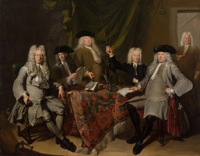 A Collegium Medicum felügyelői alkotó: Cornelis Troost