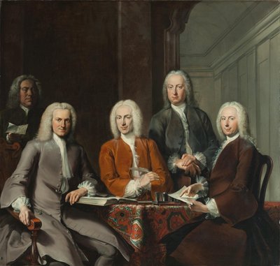 Az Oudezijds Huiszittenhuis elöljárói alkotó: Cornelis Troost