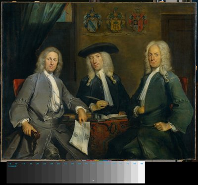 A sebészcéh három elöljárója alkotó: Cornelis Troost