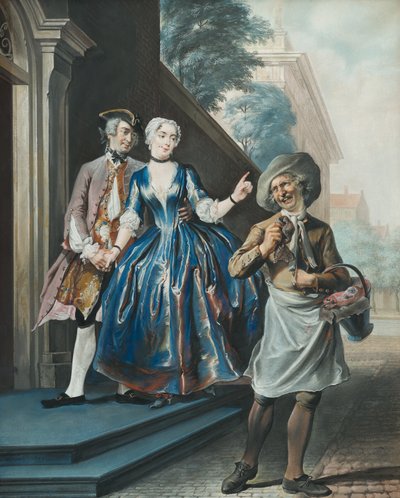 Pefroen és a bárány feje, 1739 alkotó: Cornelis Troost