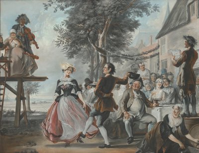 Kloris és Roosje esküvője alkotó: Cornelis Troost