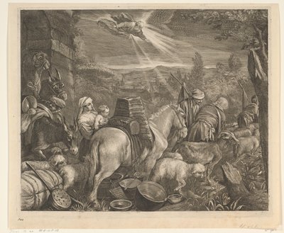 Ábrahám elhagyja Háránt Chelations (sorozat címe) alkotó: Cornelis Visscher (II)