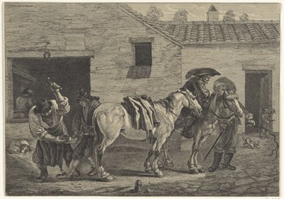 patkolókovács alkotó: Cornelis Visscher (II)