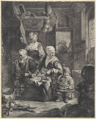 palacsintasütő alkotó: Cornelis Visscher (II)