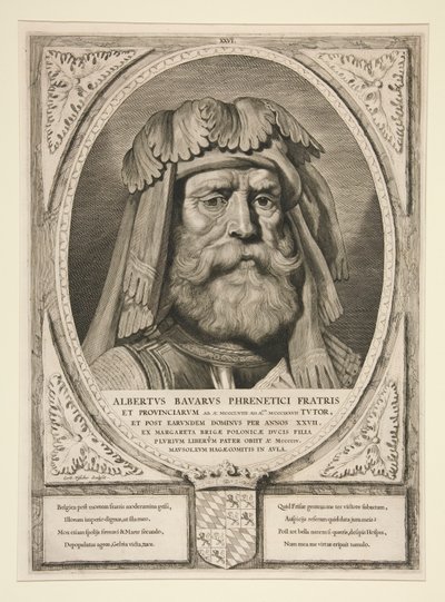 Albertvs Bavarvs Phrenetici Fratris/ et Provinciarvm alkotó: Cornelis Visscher