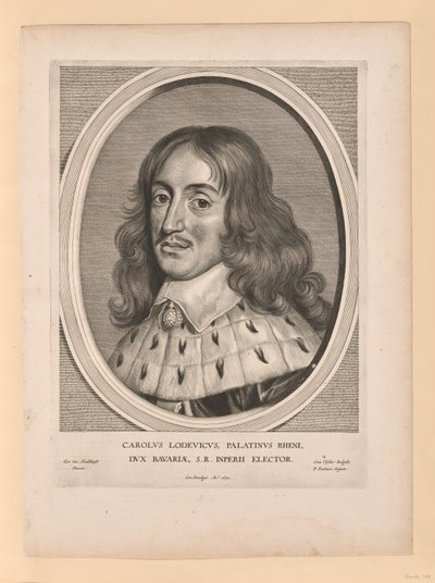Charles Louis, Palatinus gróf, az Effigies Variae... alkotó: Cornelis Visscher