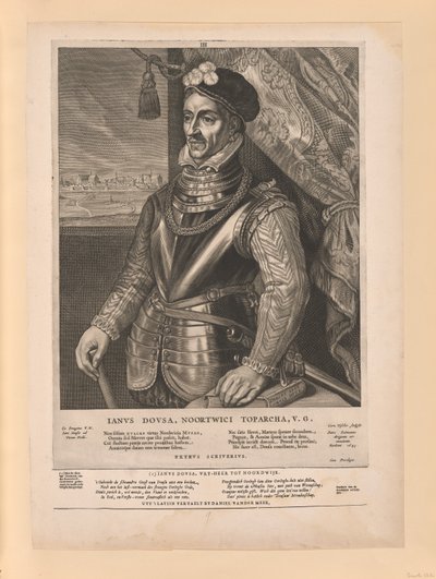 Jan van der Does, a Quatuor Personae című műből alkotó: Cornelis Visscher