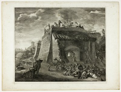 Lime-Kiln, a Reynst kabinettől alkotó: Cornelis Visscher