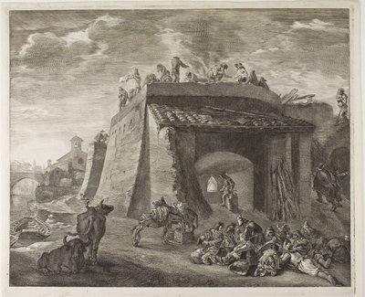 Lime-Kiln, a Reynst kabinettől alkotó: Cornelis Visscher