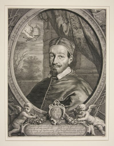 VII. Sándor pápa, Fabio Chigi (1599-1667) alkotó: Cornelis Visscher