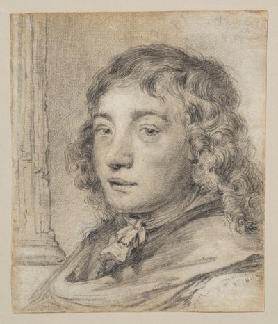 Fiatal férfi portréja (valószínűleg önarckép) alkotó: Cornelis Visscher