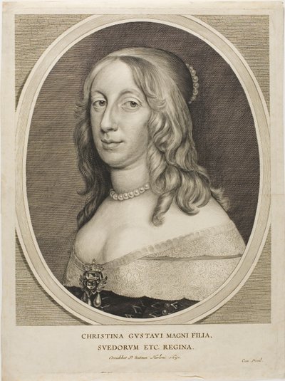 Krisztina svéd királynő alkotó: Cornelis Visscher