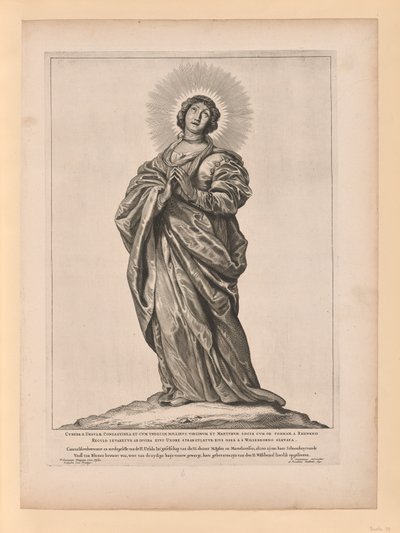 Szent Cunera, az Észak- és Dél-Hollandiai Szentek közül alkotó: Cornelis Visscher