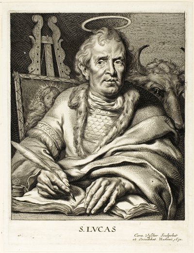 Szent Lukács alkotó: Cornelis Visscher