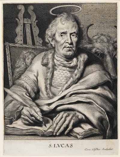 Szent Lukács alkotó: Cornelis Visscher
