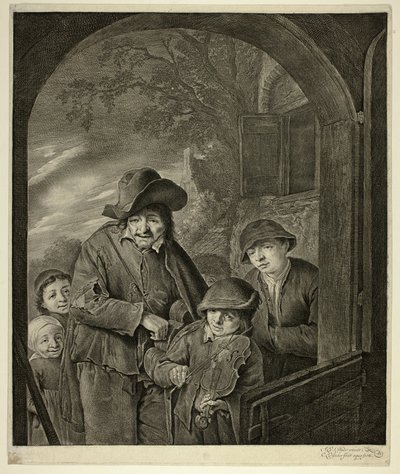 A tárogatójátékos alkotó: Cornelis Visscher