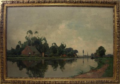 Az Amstel Ouderkerknél alkotó: Cornelis Vreedenburgh