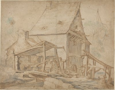 Egy régi vízimalom alkotó: Cornelis Willaerts