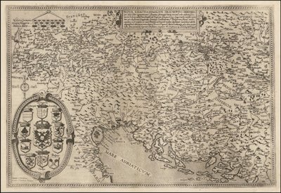 Cornelis de Jode 1593-as Duna térképe alkotó: Cornelis de Jode