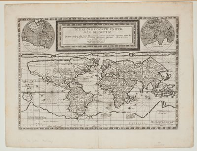 A világ kognitív egyetemes leírása, Antwerpen, 1593 alkotó: Cornelis de Jode