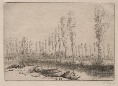 Amiens közelében, tőzeglápok alkotó: Cornelis de Visscher