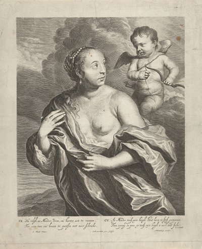 Vénusz Ámorban alkotó: Cornelis van Dalen (II)