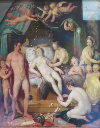 Mars és Vénusz alkotó: Cornelis van Haarlem