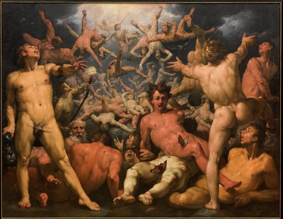 A titánok bukása alkotó: Cornelis van Haarlem