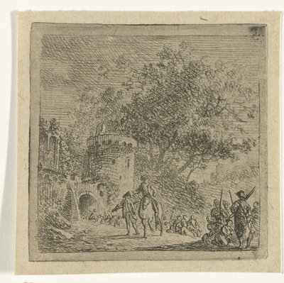 Katonák a kapuban alkotó: Cornelis van Hardenbergh