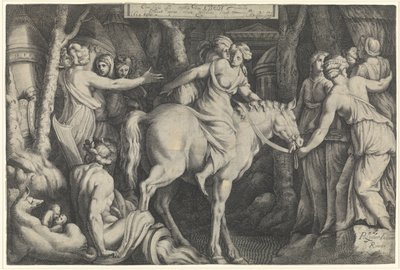 Cloelia repülése a Tiberis felett Cloelia (cím a tárgyon) alkotó: Cornelis van Kittensteyn