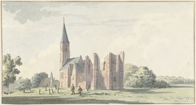 A serooskerkeni templom romjai alkotó: Cornelis van Noorde (attributed to)