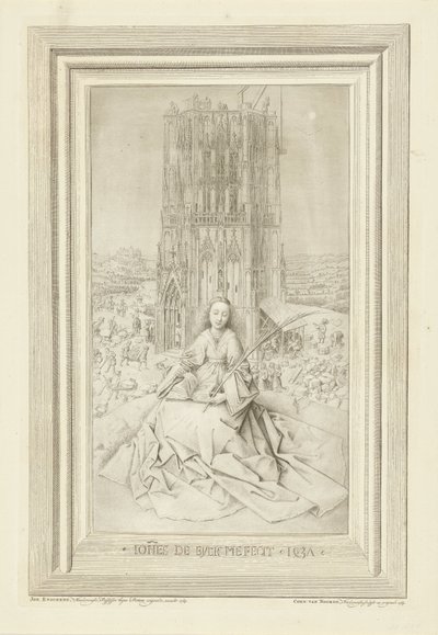 Szent Borbála alkotó: Cornelis van Noorde