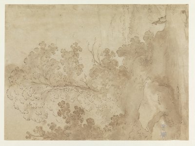 Dombos táj fákkal alkotó: Cornelis van Poelenburch