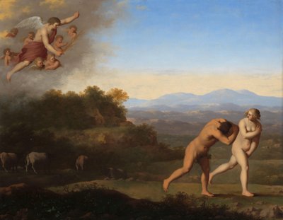 A Kiűzetés a Paradicsomból A kiűzetés a paradicsomból (1Mózes 3:23-24) alkotó: Cornelis van Poelenburch