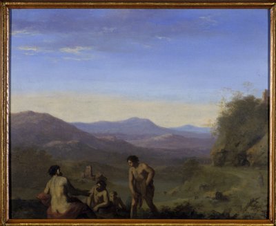 Árkádiai táj (olaj, réz) alkotó: Cornelis van Poelenburgh or Poelenburch