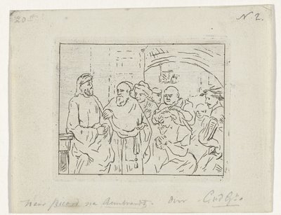 Krisztus és a házasságtörésen elfogott asszony alkotó: Cornelis van der Griendt
