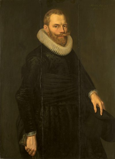 Dirck Hasselaer portréja alkotó: Cornelis van der Voort