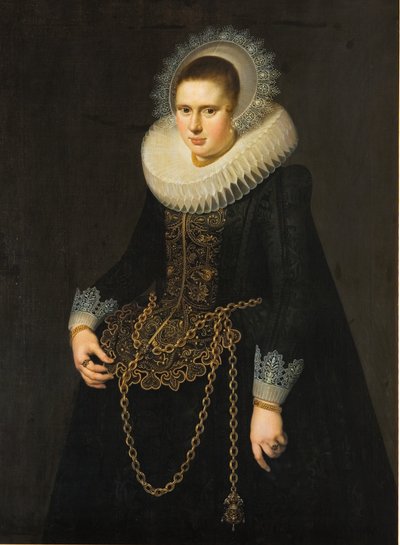 Egy 22 éves nő portréja alkotó: Cornelis van der Voort