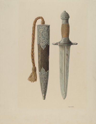 Tőr és hüvely alkotó: Cornelius Christoffels