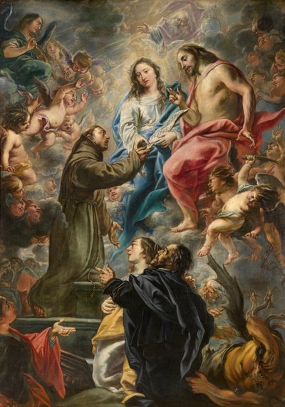 Portiuncula (olaj, vászon) alkotó: Cornelius I Schut