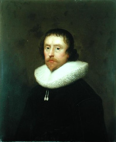 Francis Hungate of Saxton ezredes portréja, 1640 körül (olaj, vászon) alkotó: Cornelius Janssen van Ceulen